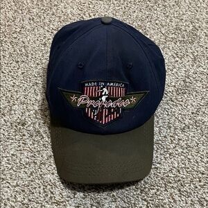 Vintage Pro Rodeo Embroidered Navy and Olive Baseball Cap